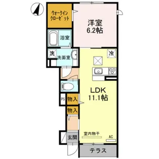 グランソレイユ【1階】の間取り