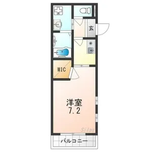 ハイツ西村【1階】の間取り