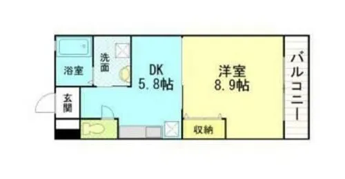 ドルチェヴィータ【4階】の間取り