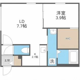 BLANC IRIS【2階】の間取り