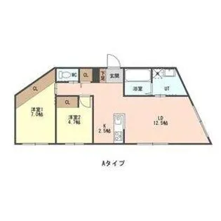 北海道札幌市中央区南七条西25丁目【マンション】の間取り