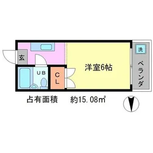コーポバードワン【2階】の間取り