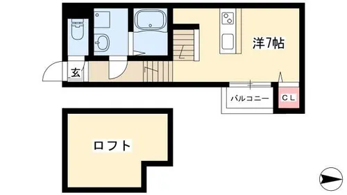 colors【2階】の間取り