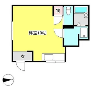 フロイデ竹谷【101号室】の間取り