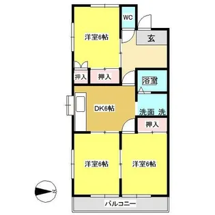 メゾン近耕【301号室】の間取り
