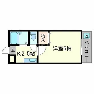 パルシャトー豊田【3階】の間取り