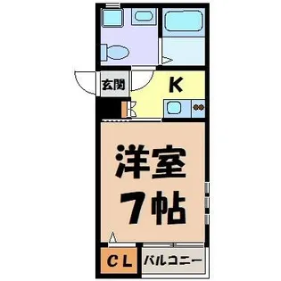 プランドールS【1階】の間取り