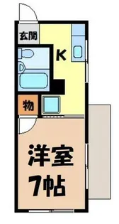 フォーヴル代官【1階】の間取り