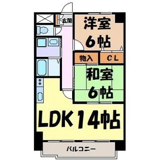 エスポワール金山【9階】の間取り