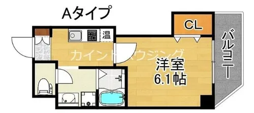 みおつくし清水丘【7階】の間取り