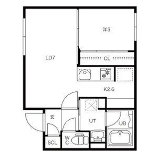 La vie【3階】の間取り