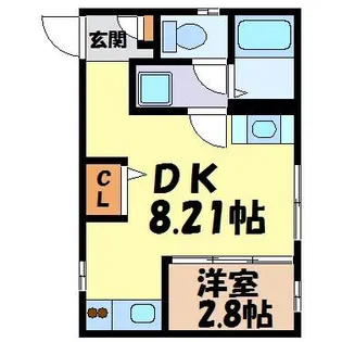 G-CUBE OZONE【3階】の間取り