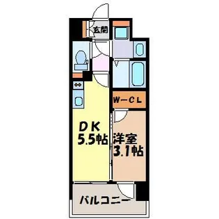 ルーエ今池【2階】の間取り