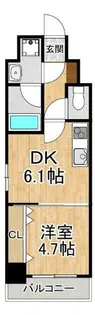 エンゼルプラザ大津長等【9階】の間取り