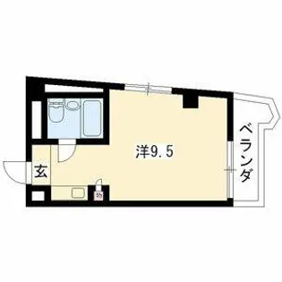 ビラ三秀植田【108号室】の間取り