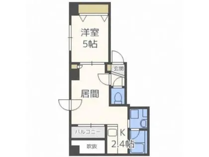 フェニックス円山【203号室】の間取り