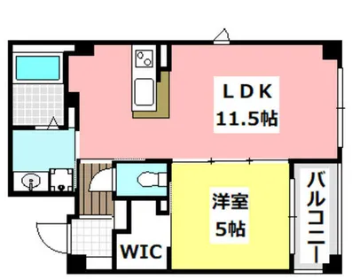 カミオン舟木【302号室】の間取り