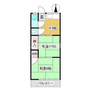 光栄荘【103号室】の間取り