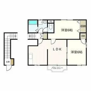 ラ ラ キャメロン【203号室】の間取り
