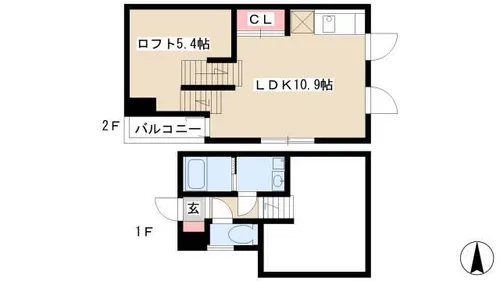 FELICITE【2階】の間取り