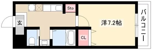 A・City中川【305号室】の間取り