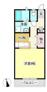 キャビンエンデバー【2階】の間取り