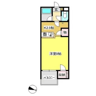 セザンヌ大塚【101号室】の間取り