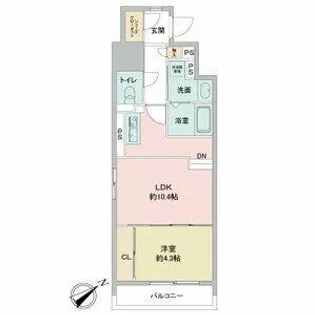 ドゥーエ千種【5階】の間取り