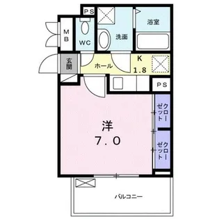 アコテドゥ・パーク【2階】の間取り