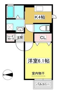 ヴィレッタあいみ【2階】の間取り