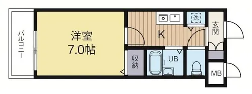 インヘリッツ田原【12階】の間取り