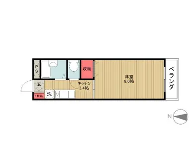 マンション表台【101号室】の間取り