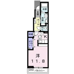ガーデンハイツ大喜【1階】の間取り