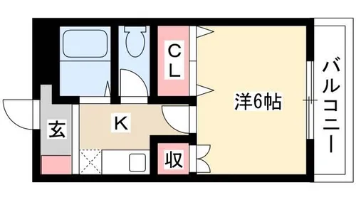 アネックスK【3階】の間取り