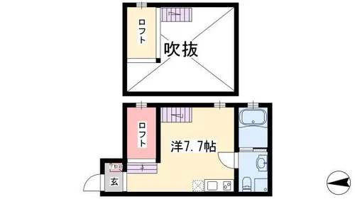 Park Avenue【1階】の間取り