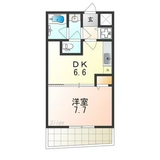 フジパレス 初芝サウス【2階】の間取り