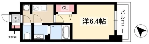 アステリ鶴舞トゥリア【0904号室】の間取り