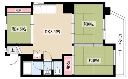 肥後ビル【2階】の間取り