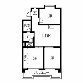 グレースメゾンムラセ【203号室】の間取り