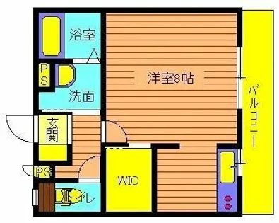 プランドール岡本【302号室】の間取り