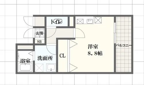 ビーフォレスト姫路EAST【7階】の間取り