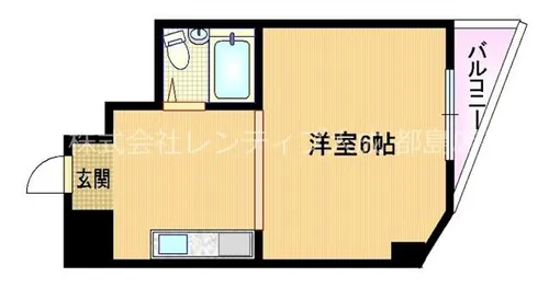 大阪府大阪市都島区都島本通5丁目【マンション】の間取り