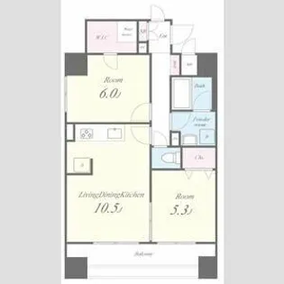 レジェンド K【5階】の間取り