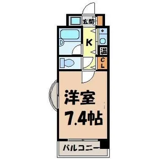 メゾンヴェルメイユ【2階】の間取り