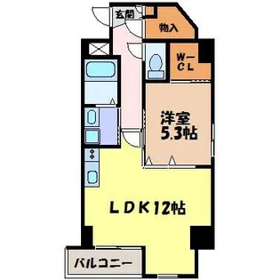 ロア金山【8階】の間取り