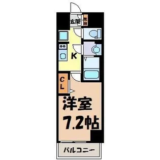 プレサンス久屋大通公園セラフィ【3階】の間取り