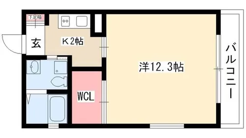 リバーフロントレジデンス【0302号室】の間取り