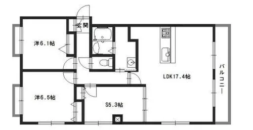 カーサ田寺東【2階】の間取り