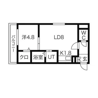 SENNA澄川【4階】の間取り