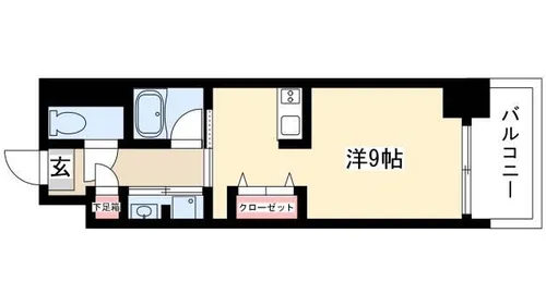 aLATO丸の内(旧レジディア丸の内)【6階】の間取り